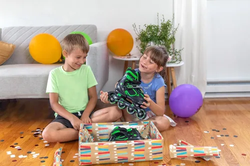 Vista 9 de MammyGol Adjustable Inline Skates for Kids Boys Girls Youth Beginner with Light up Wheels Ages 4-16