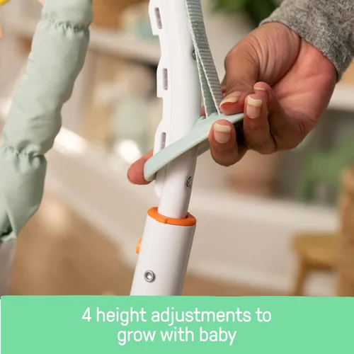 Vista 8 de Ingenuity Saltador 3 en 1 para bebé y centro de actividades con luces y sonidos, se convierte en mesa de juego para niños pequeños, 4 alturas
