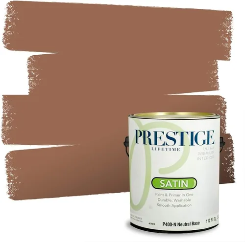 Vista 167 de PRESTIGE Pintura exterior e imprimación en uno, bronceado Aberdeen, plano, 1 galón