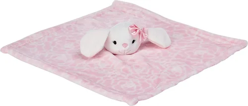 Vista 2 de Hudson Baby - Manta de seguridad unisex para bebé con cara de animal, diseño de conejito, talla única (Paquete de 5)