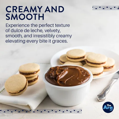 Vista 5 de THEARG Dulce de Leche 5kg - 176 oz Dulce de Leche Argentino - Crema de caramelo con leche - Sin gluten - Original de Argentina - Salsa cremosa