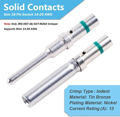 Vista 3 de JRready DT Deutsch Kit de conectores 2 3 4 6 8 12 pines gris impermeable IP67 conector eléctrico con contactos sólidos y conectores DT impermeables