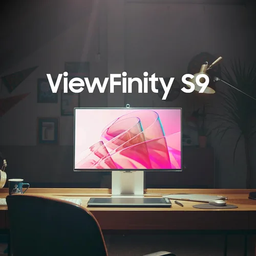 Vista 12 de Samsung Monitor de computadora ViewFinity serie S9 5K de 27 pulgadas, Thunderbolt 4, DisplayPort, pantalla mate, cámara Slimfit 4K, diseño delgado