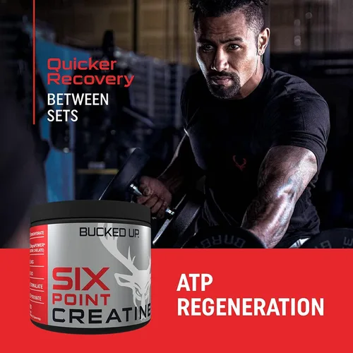 Vista 5 de Bucked Up Six Point Creatine™ Seis Tipos de Creatina - para Hombres y Mujeres