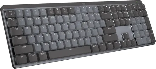 Vista 12 de Teclado Inalámbrico Iluminado Mecánico de Tamaño Completo Logitech MX, Táctil Silencioso, y Paquete de Mouse Inalámbrico Bluetooth de Rendimiento MX