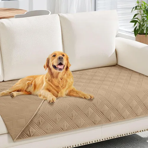 Vista 15 de hyha - Manta impermeable para cama de perro, mantas suaves para mascotas, funda impermeable para sofá para perros, fundas reversibles lavables