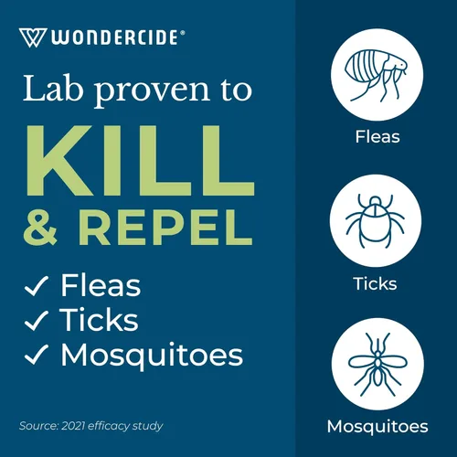 Vista 3 de Wondercide - Spray para pulgas, garrapatas y mosquitos para perros, gatos y hogar - Eliminador de pulgas y garrapatas, control, prevención