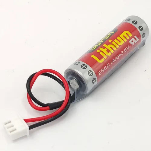 Vista 4 de MAXELL ER6C AA 3.6V 1800mAh PLC Batería para FX F2-40BL con enchufe (paquete de 5)