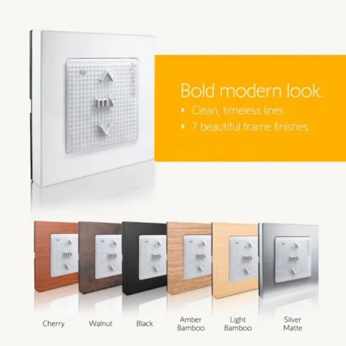 Vista 3 de Somfy SMOOVE ORIGIN RTS 1810880 / 1811045 Botón de pared / mando a distancia 433.42 MHz para persianas enrollables con marco