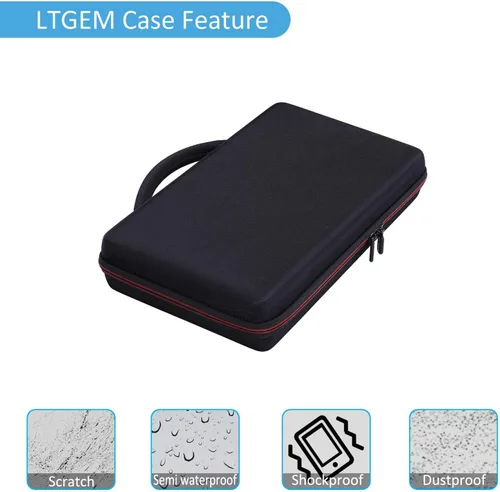 Vista 8 de LTGEM - Funda rígida de EVA para Novation Launchkey Mini teclado USB de 25 notas controlador MK2 - Bolsa protectora de viaje para almacenamiento