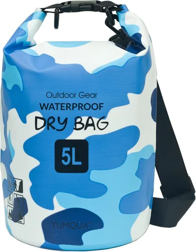 Vista 18 de YUMQUA Bolsas secas impermeables 5L/10L/20L/30L/40L para mujeres y hombres, bolsa seca flotante enrollable bolsa de almacenamiento impermeable