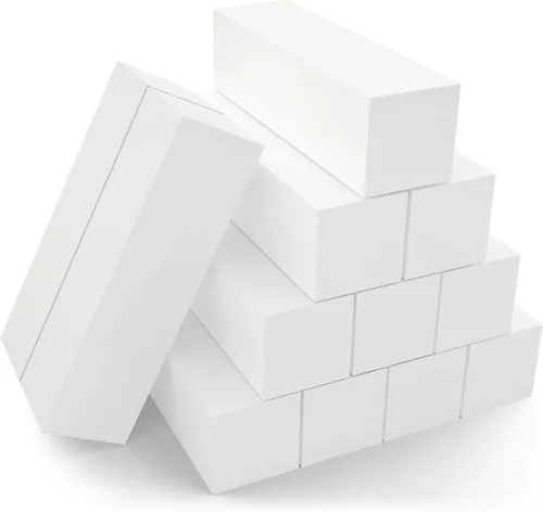 Vista 10 de Bloque de pulido de uñas de 4 vías para uñas naturales y acrílicas, pulidor de bloque de pulido más suave, tampón de lima de uñas, grano