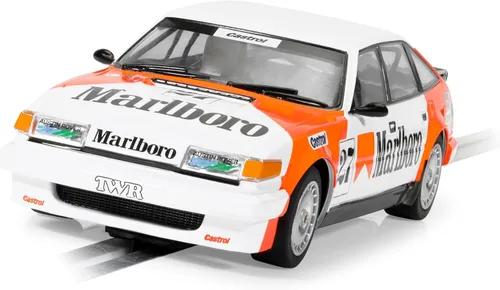 Vista 2 de Scalextric Rover SD1 Marlboro #27 1985 Supertourisme francés 1:32 Slot Race Car C4416