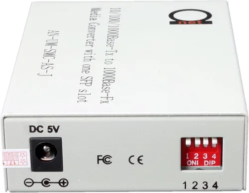 Vista 8 de Convertidor de medios de fibra Gigabit LC monomodo - Incluye LC SFP 12.4 mi (12.42 millas) LC - a UTP Cat5e Cat6 10/100/1000 RJ-45 - Sensor