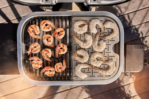 Vista 9 de Weber Lumin - Parrilla de barbacoa eléctrica compacta para exteriores, color negro - Ideal para espacios pequeños como patios, balcones y terrazas