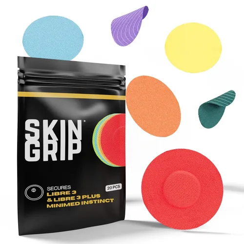 Vista 18 de Skin Grip Freestyle Libre 3 & Instinct - Parches adhesivos impermeables y resistentes al sudor para 10-15 días (no para Libre2), cubierta