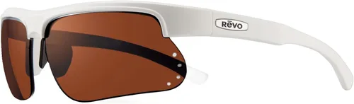 Revo Gafas de sol Cusp S: lentes polarizadas filtros UV, marco de envoltura rectangular sin montura