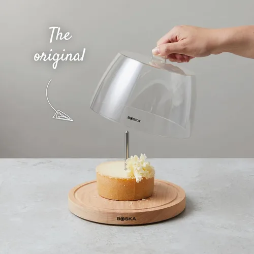 Vista 2 de BOSKA Rizador de queso Amigo de acero inoxidable – Lo mejor para rueda de queso o chocolate – Trituradora multifuncional a prueba de óxido – Flaker