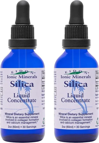 Vista 9 de Eidon Concentrado mineral de sílice líquida, suplemento de sílice para cabello, piel y uñas, suplemento de gotas para apoyar la producción