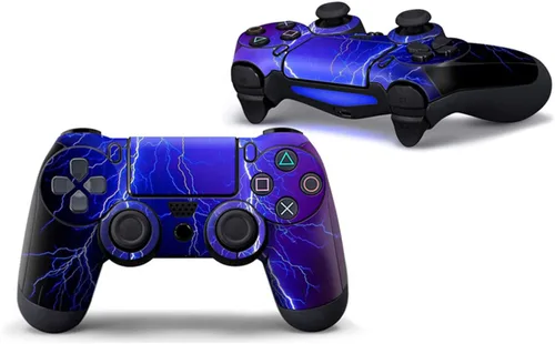 Vista 4 de Skin para controlador PS4, 3 calcomanías de vinilo de cuerpo entero para controlador Playstation 4 (controlador PS4 #2)