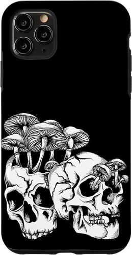Vista 13 de Skull Goth Gothic Occult Emo Satanic Mushroom Skeleton Case for iPhone 17