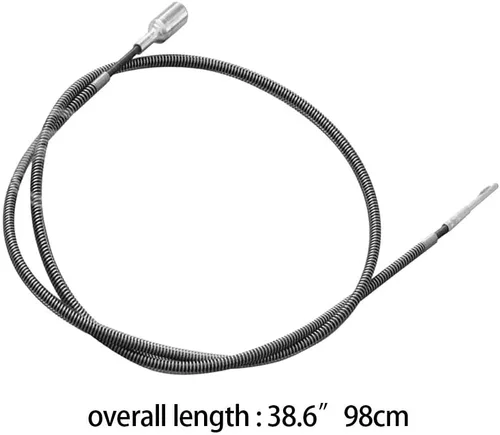 Vista 3 de Cable de eje flexible interior, amoladora rotativa, herramientas de taladro, amoladora flexible, eje de taladro, accesorios de fijación de eje