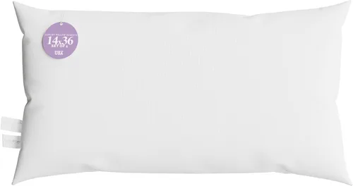 Vista 21 de Looms & Linens - Fundas de almohada lumbar para decoración del hogar, relleno de poliéster suave para apoyo de espalda y fundas de almohada