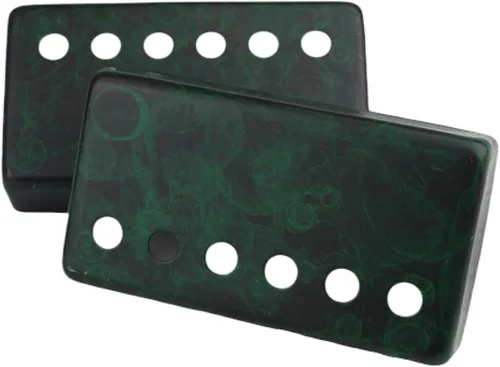 Vista 5 de Guyker Funda para pastilla Humbucker (espaciado de polos de 50mm/52mm) – Juego de piezas de repuesto para puente de cuproníquel y marco de pastillas