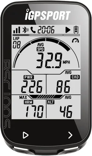 Computadora de bicicleta GPS inalámbrico, velocímetro de bicicleta con retroiluminación automática de pantalla enorme de 2.6 pulgadas, computadora