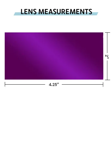 Vista 2 de Super Magenta Drop en la lente de soldadura 2 X 4.25