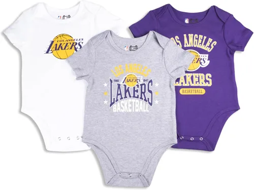 Vista 11 de Ultra Game Conjunto de cuerpo para bebé de la NBA oficial para jóvenes, súper suave, de algodón, paquete de 3 Creeper