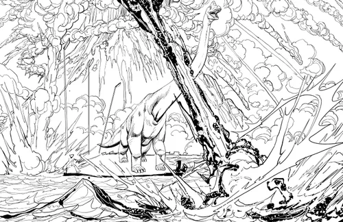 Vista 5 de Jurassic World The Official Coloring Book