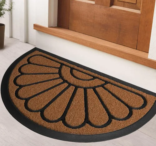 Vista 4 de Paquete de 2 tapetes para puerta, extra duraderos de 30 x 18 pulgadas, tapetes de bienvenida, tapetes para puerta al aire libre, tapete resistente