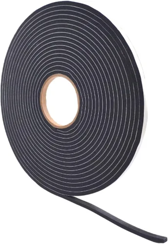 Vista 12 de WOD SSFLDFT - Cinta de espuma aislante autoadhesiva, 1/16 de grosor x 1 de ancho, 150 pies, fabricada en Estados Unidos, impermeabilización, HVAC