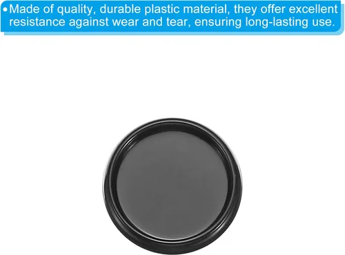 Vista 4 de PATIKIL Discos de encuadernación de libros de plástico de 0.748 in, paquete de 33 discos de expansión de disco redondos para planificador de Negro