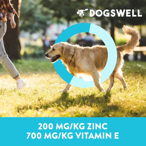 Vista 5 de Dogswell Piel y pelaje de carne seca – Golosinas de cordero real para perros con soporte para la piel y el pelaje (10 onzas, cordero)