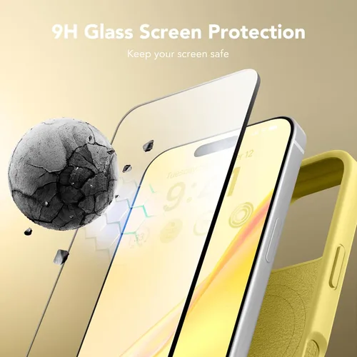 Vista 678 de GONEZ Funda magnética para iPhone 14, compatible con Magsafe, con protector de pantalla + protector de cámara, forro de microfibra antiarañazos