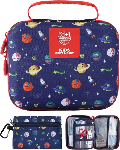 Vista 10 de 2-pulgadas-1 kit de primeros auxilios (120 piezas) + Bonus 32-Piece Mini Kit de primeros auxilios: Compact para en casa, al aire última