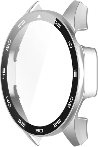 Vista 5 de TenCloud Paquete de 3 fundas compatibles con Huawei Watch GT 4 de 1.81 pulgadas (no el GT4 de 1.614 pulgadas) con protector de pantalla de vidrio
