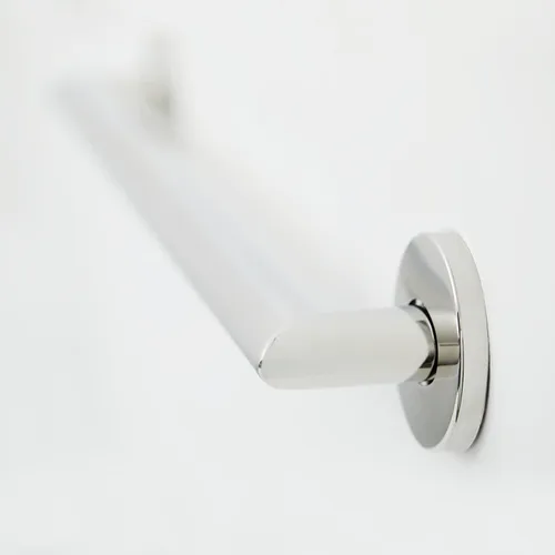 Vista 6 de Barra de agarre ovalada para ducha de baño Coronado de 12 pulgadas con esquinas ingletadas, pulida