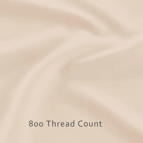 Vista 2 de Juego de 2 fundas de almohada de algodón de tamaño estándar, 800 hilos, 100% algodón egipcio, fundas de almohada naturales, suaves y transpirables