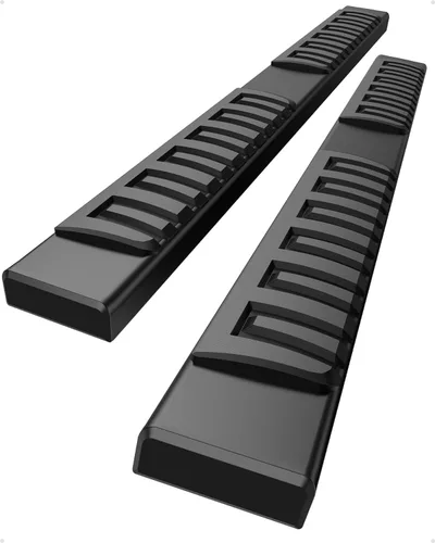 Vista 7 de Estribos de 6.3 pulgadas compatibles con Chevy Silverado 2007-2018/GMC Sierra 1500, 2007-2019 2500HD 3500HD Crew Cab