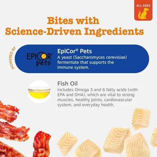 Vista 3 de Zesty Paws Golosinas de Entrenamiento para Perros y Cachorros - Golosinas para Perros para Entrenamiento - Masticables Saludables para Perros