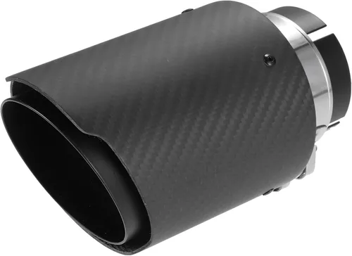 Vista 8 de Punta de Escape de Automóvil, Entrada de 2.4'' Salida de 3.7'' Universal para Automóvil con Escape de 2.4'' OD Punta de Silenciador Trasero