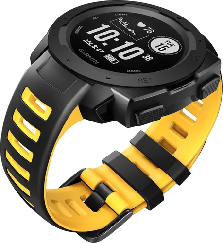 Vista 9 de ANCOOL Compatible con Garmin Instinct 2 Band, correa de silicona suave de repuesto para Garmin Instinct Tide/Esports/Solar/Smartwatches tácticos