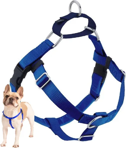 Vista 16 de 2 Hounds Design Freedom - Arnés para perro sin tirones, arnés ajustable, fácil de caminar y control cómodo, se adapta a perros pequeños, medianos