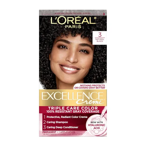Vista 47 de L'Oreal Paris Excellence Crème - Tinte permanente para el cabello, color de cabello de triple cuidado, complejo Pro-Keratina para una cobertura