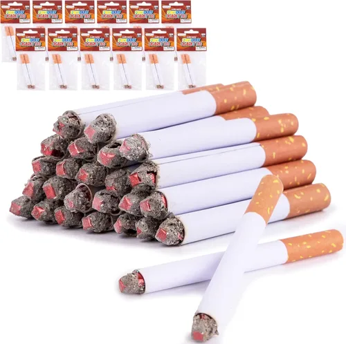 ArtCreativity Cigarrillos falsos – 3.25 pulgadas – que sopla humo (paquete de 24) Cigarrillos de imitación para niños con un aspecto realista –