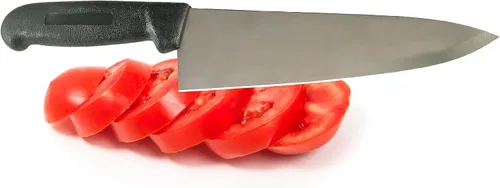 Vista 2 de Cuchillo de chef de 8 pulgadas de varios colores y paquetes, cubiertos de cocina comercial Razor Sharp - Cuchillos de cocina