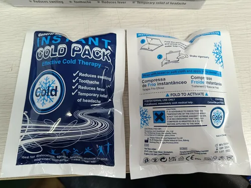 Vista 8 de General Medi Instant Cold Pack (10,2 x 14 cm) – 8 Compresas desechables para terapia de frío para alivio del dolor, hinchazón, inflamación